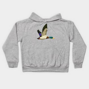 Mallard ducks Kids Hoodie